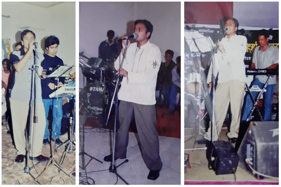 Performing stage show at different times